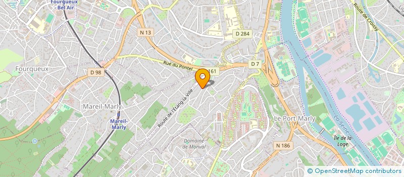 localisation de l'entreprise SCI TOURNELLES 26  LE PECQ