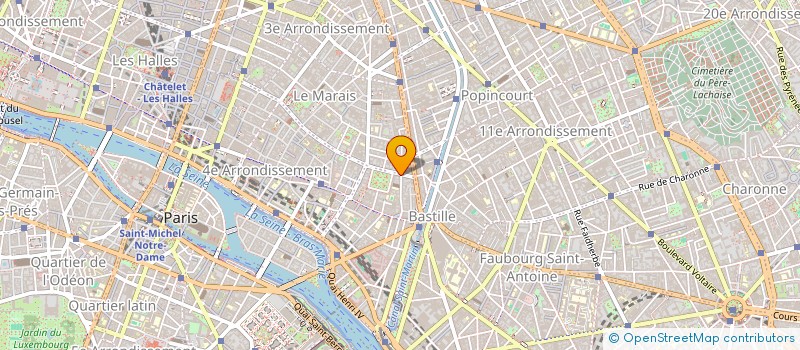 localisation de l'entreprise SCI TOURNELLES CASTILLE  PARIS