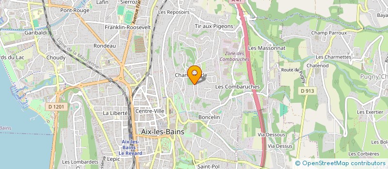 localisation de l'entreprise SCI TOURNEMOULIN  AIX-LES-BAINS