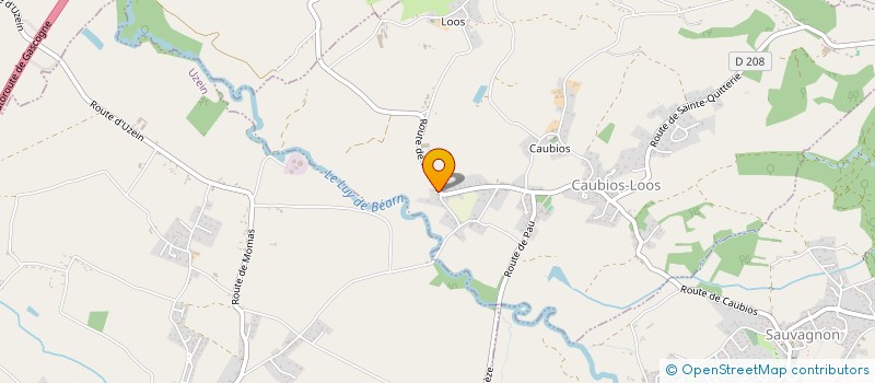 localisation de l'entreprise SCI TOURNEMOULY  CAUBIOS-LOOS