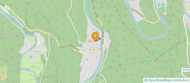 localisation de l'entreprise SCI TOURNES-SORMONNE  THILAY