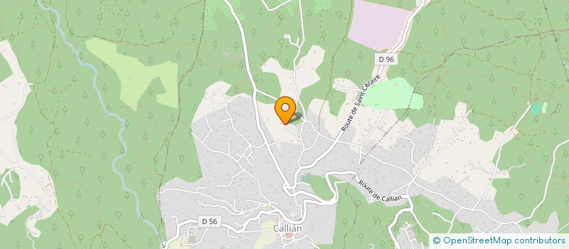 localisation de l'entreprise SCI TOURNESOL  CALLIAN