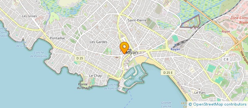 localisation de l'entreprise SCI TOURNESOL  ROYAN