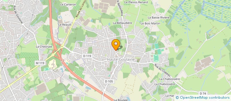 localisation de l'entreprise SCI TOURNESOL  HAUTE-GOULAINE