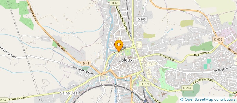 localisation de l'entreprise SCI TOURNESOL à LISIEUX