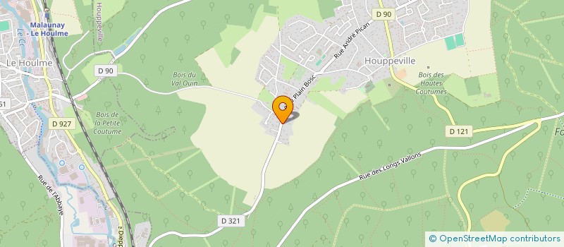 localisation de l'entreprise SCI TOURNESOL  HOUPPEVILLE