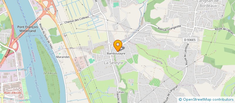 localisation de l'entreprise SCI TOURNESOL  LATRESNE