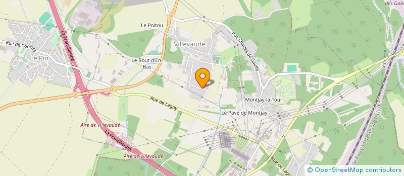 localisation de l'entreprise SCI TOURNESOL  VILLEVAUDE