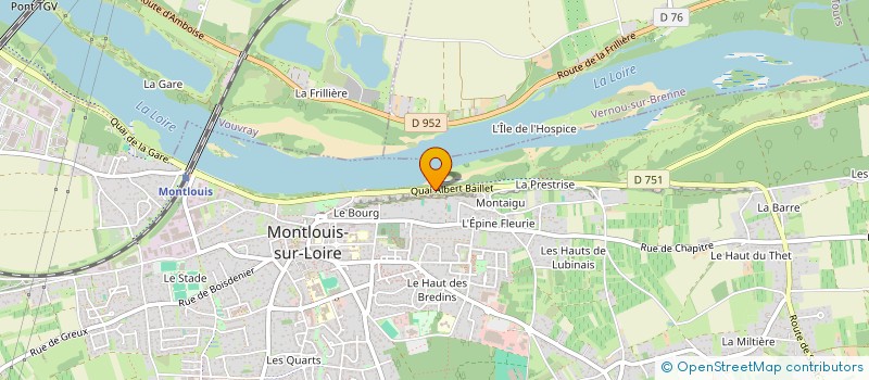 localisation de l'entreprise SCI TOURNET à MONTLOUIS-SUR-LOIRE