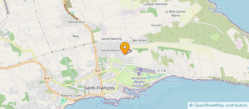 localisation de l'entreprise SCI TOURNEUX à SAINT-FRANCOIS