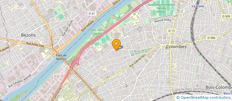 localisation de l'entreprise SCI TOURNEVILLE  COLOMBES