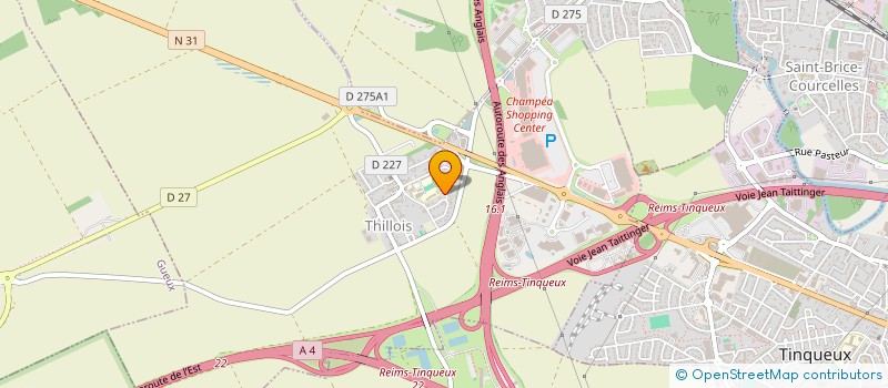 localisation de l'entreprise SCI TOURNIER  THILLOIS