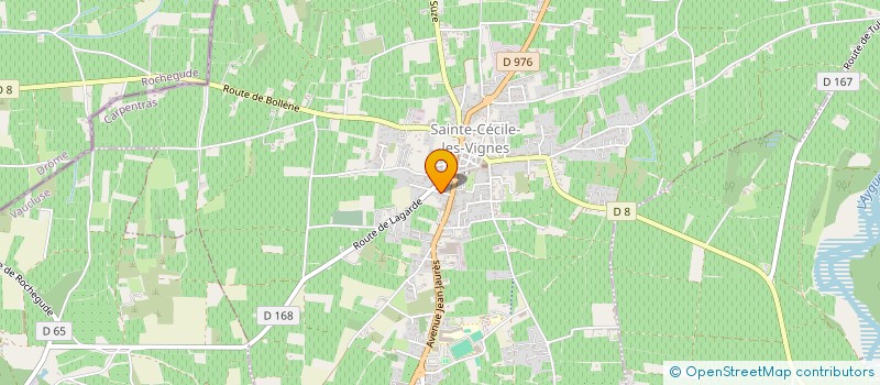 localisation de l'entreprise SCI TOURNIER  SAINTE-CECILE-LES-VIGNES