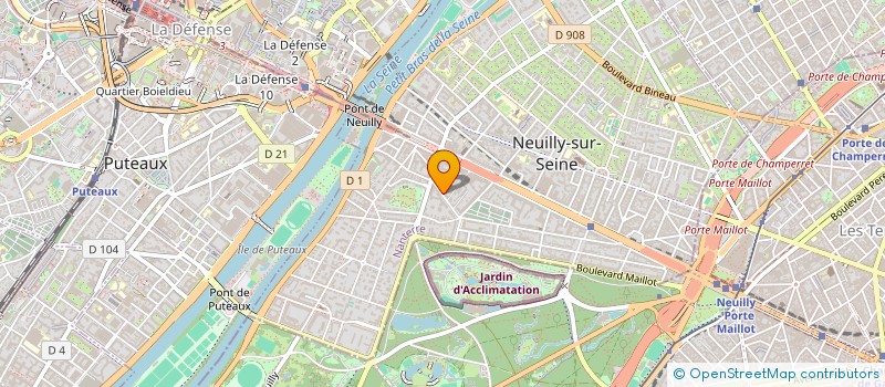 localisation de l'entreprise SCI TOURNIER PERIOLE à NEUILLY-SUR-SEINE
