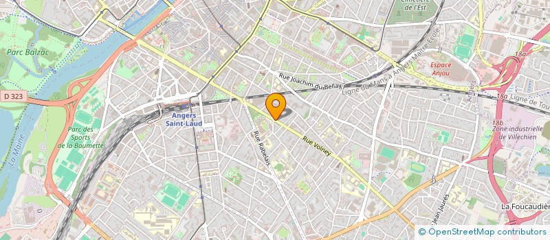 localisation de l'entreprise SCI TOURNIGAND BORNES à ANGERS
