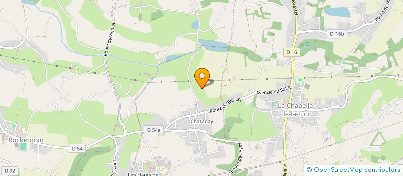 localisation de l'entreprise SCI TOURNIN  LA TOUR-DU-PIN