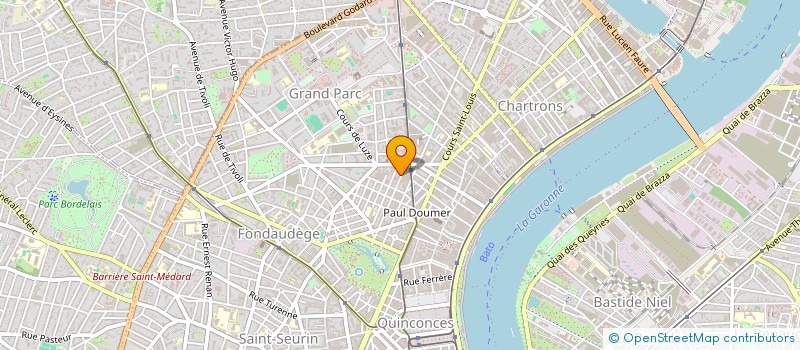 localisation de l'entreprise SCI TOURNIS  BORDEAUX