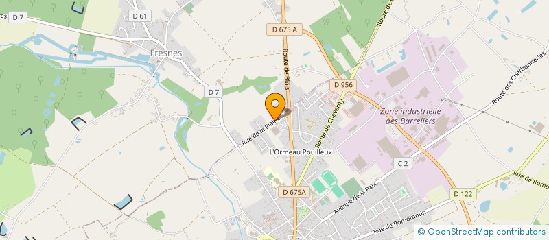 localisation de l'entreprise SCI TOURNOIS  FRESNES