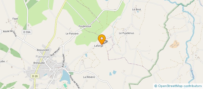 localisation de l'entreprise SCI TOURNOIS  FLAVIGNAC