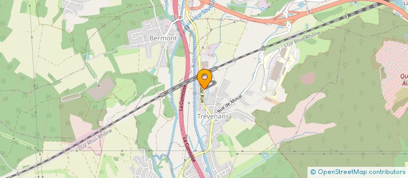 localisation de l'entreprise SCI TOURNOUX FRERES  TREVENANS