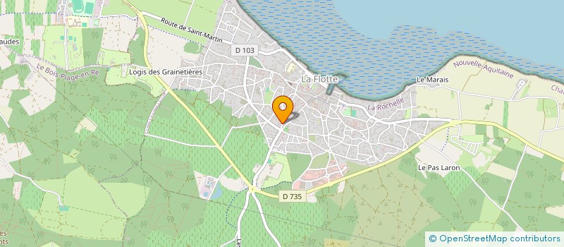 localisation de l'entreprise SCI TOURNOYS  LA FLOTTE