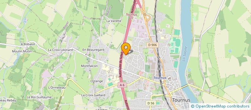 localisation de l'entreprise SCI TOURNUS 3EME MILLENAIRE  TOURNUS