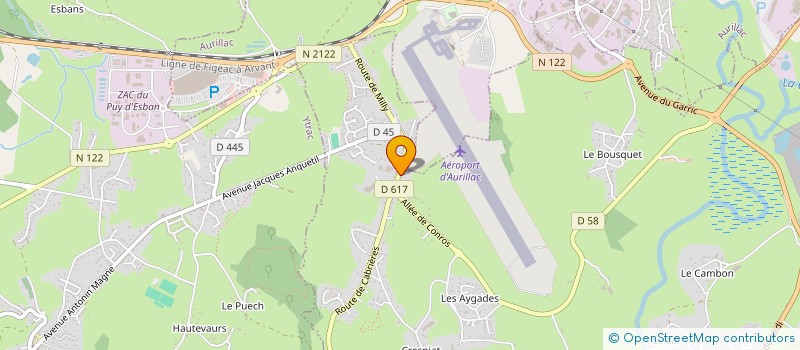 localisation de l'entreprise SCI TOURRAINE à ARPAJON-SUR-CERE