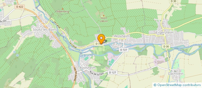 localisation de l'entreprise SCI TOURRES  WOLXHEIM