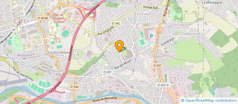 localisation de l'entreprise SCI TOURRETTANE à EXINCOURT
