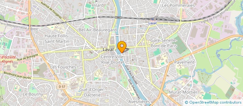 localisation de l'entreprise SCI TOURS à LAVAL