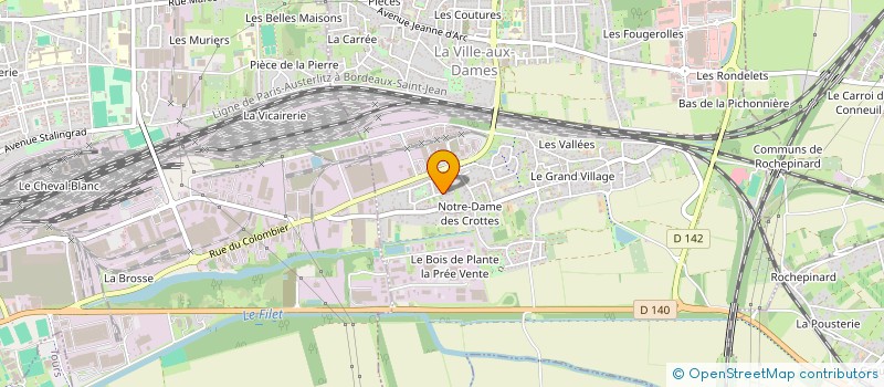 localisation de l'entreprise SCI TOURS MERVILLE  LA VILLE-AUX-DAMES