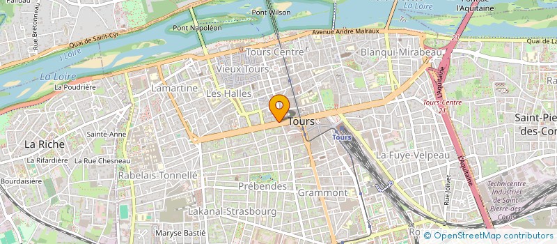 localisation de l'entreprise SCI TOURS NORD PETITE ARCHE  TOURS