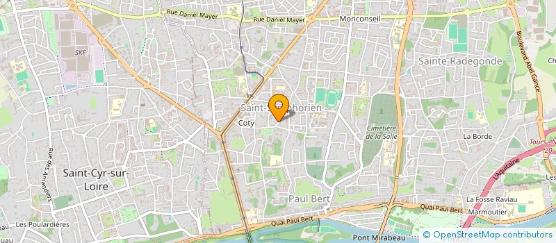 localisation de l'entreprise SCI TOURS PILORGET REPUBLIQUE  TOURS