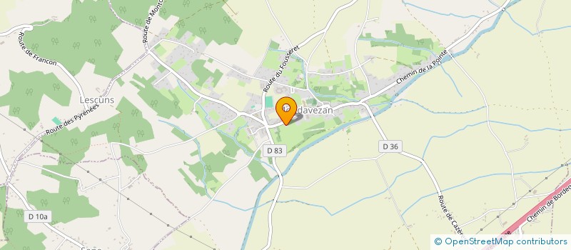 localisation de l'entreprise SCI TOURTE  MONDAVEZAN