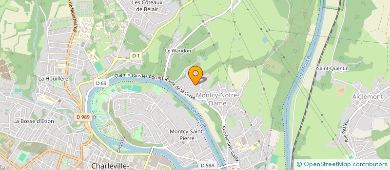 localisation de l'entreprise SCI TOURTE IMMO  MONTCY-NOTRE-DAME