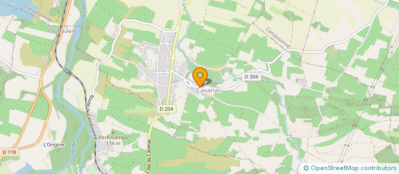 localisation de l'entreprise SCI TOURTEL DU TIVOLI  CAVANAC