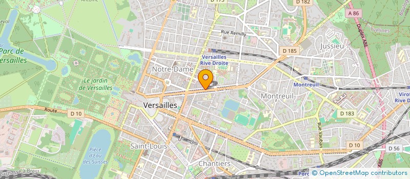 localisation de l'entreprise SCI TOURTIER URFE à VERSAILLES