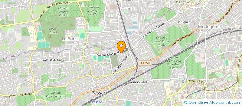 localisation de l'entreprise SCI TOURTO  PESSAC