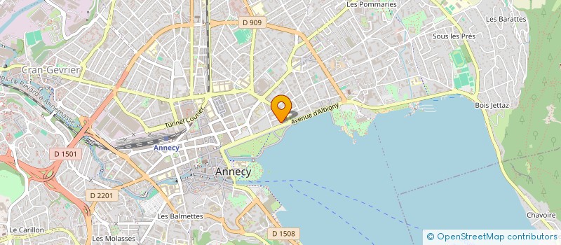 localisation de l'entreprise SCI TOURVIEILLE  ANNECY