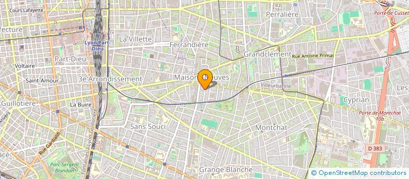 localisation de l'entreprise SCI TOUS A VELO  LYON