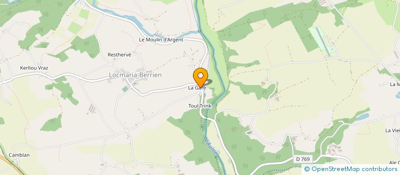 localisation de l'entreprise SCI TOUSCH  POULLAOUEN