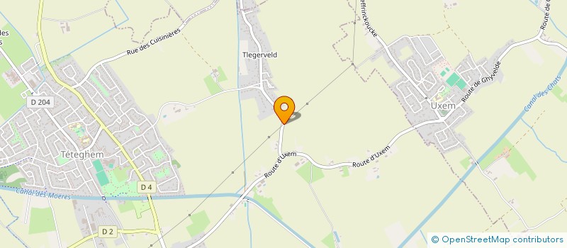 localisation de l'entreprise SCI TOUSSAINT  TETEGHEM-COUDEKERQUE-VILLAGE