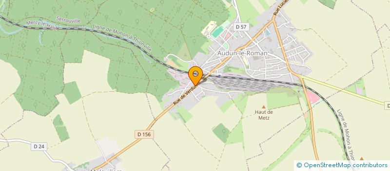 localisation de l'entreprise SCI TOUSSAINT  AUDUN-LE-ROMAN