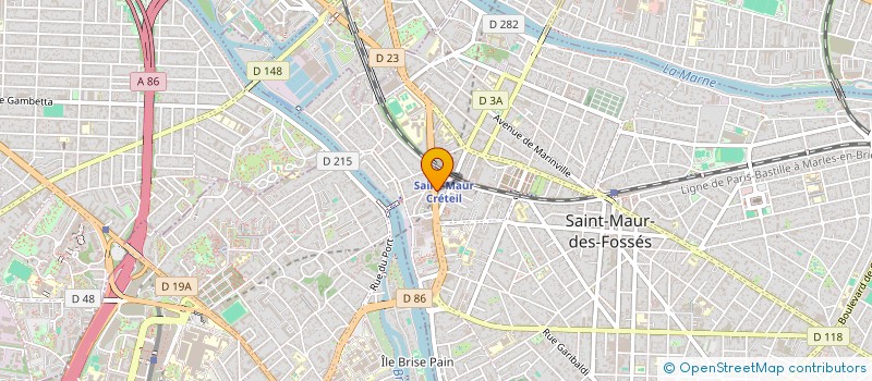 localisation de l'entreprise SCI TOUSSAINT- LEROY à SAINT-MAUR-DES-FOSSES