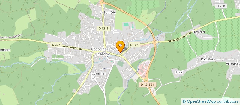 localisation de l'entreprise SCI TOUSSAINT SARARA  CASTELNAU-DE-MEDOC