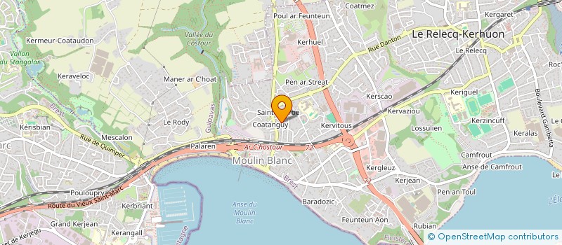 localisation de l'entreprise SCI TOUSSUIRO  LE RELECQ-KERHUON