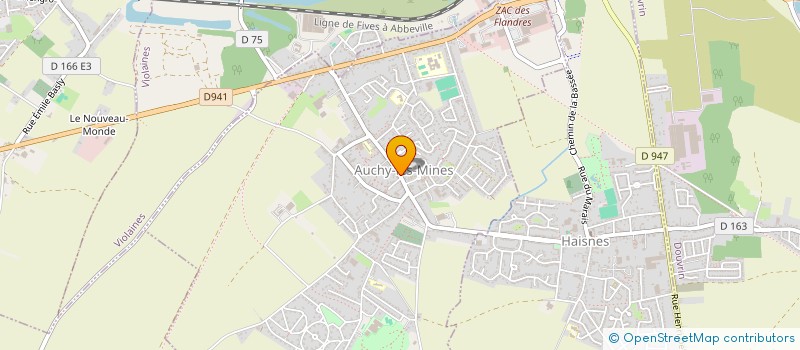 localisation de l'entreprise SCI TOUSTERRE à AUCHY-LES-MINES