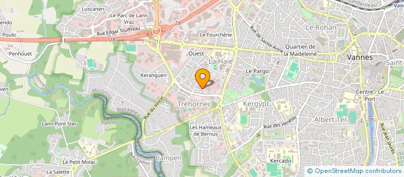 localisation de l'entreprise SCI TOUT'ACT à VANNES