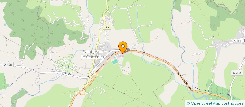 localisation de l'entreprise SCI TOUT BOIS  SAINT-JEAN-LE-CENTENIER