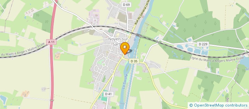 localisation de l'entreprise SCI TOUT EST FAIT  SABLE-SUR-SARTHE